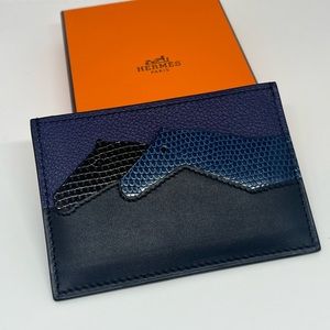 Hermes lizard cardholder